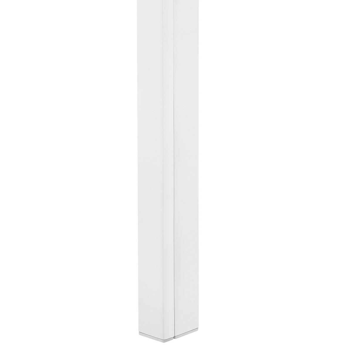 GARTENTISCH Glas grau 160/90 cm Catania - Grau, Glas (91/160/71cm) - Beliani