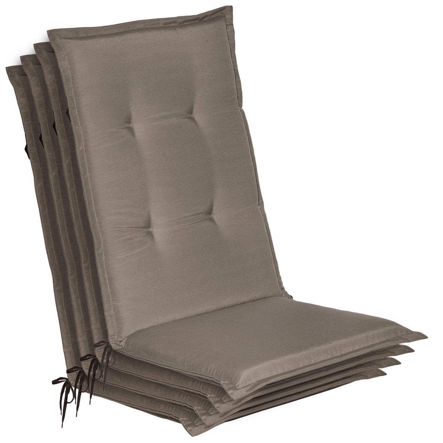 HOCHLEHNER Loft HL 120x50x6cm Taupe (4tlg) - Taupe, Textil (50/120cm) - Beautissu 