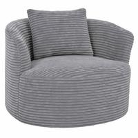 SESSEL Grau - Grau, Textil (100/66/86cm) - MCW
