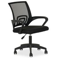 BÜRODREHSTUHL JAKE schwarz - Schwarz, Textil (60/86/53cm) - IDIMEX