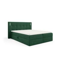 BOXBETT Martim Premium - Grün, Holzwerkstoff/Textil (160/200cm) - Fun Möbel