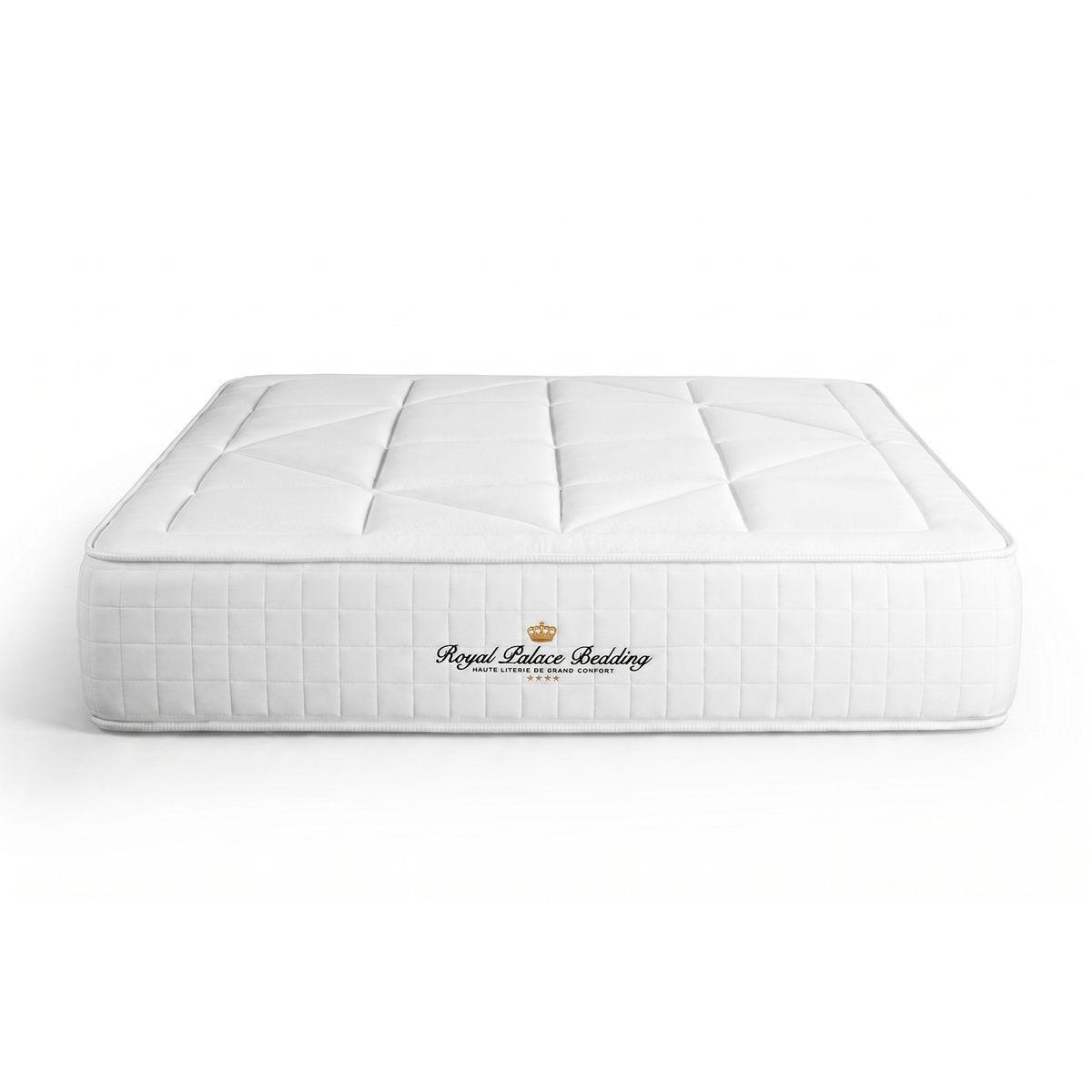 MATRATZE Windsor Taschenfederkern und Memory-Schaum 160 x 195 cm h1 - Weiß, Textil (160/195cm) - ROYAL PALACE BEDDING