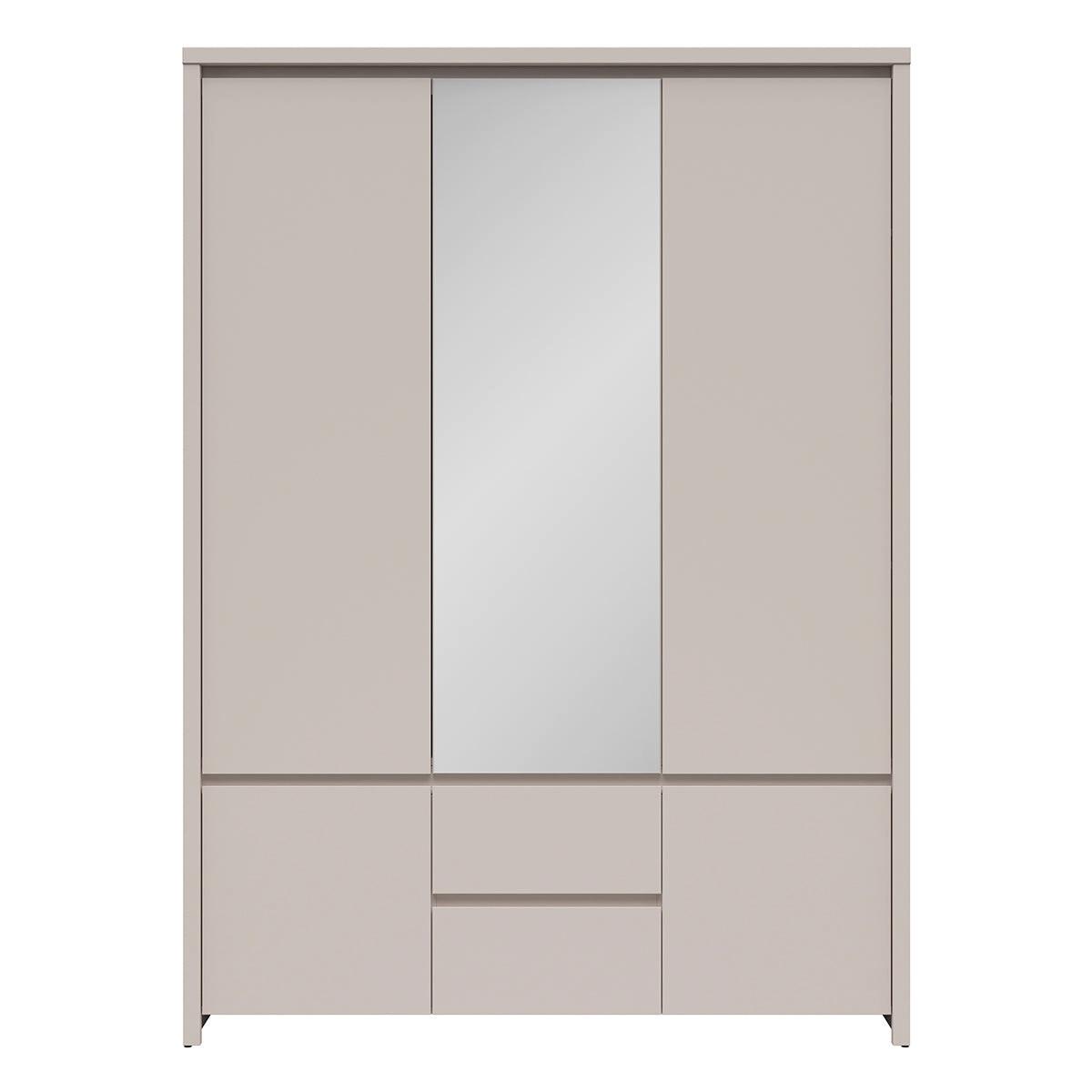 SCHRANK 3 Türen Soren Kaschmir - Beige, Holzwerkstoff (153.5/211/55.5cm) - Petits-meubles