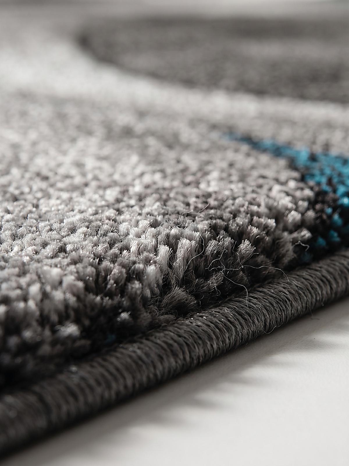 KURZFLORTEPPICH Abstrakt BIENO Polypropylen Grau 200 x 290 cm - Grau, Textil (200/290cm) - KADIMA DESIGN