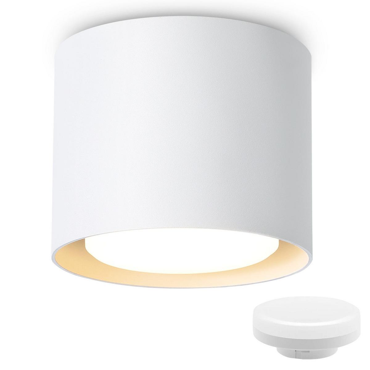 AUFBAULEUCHTE Adele II 10/10/8cm - Weiß, Metall (10/10/8cm) - Nettlife