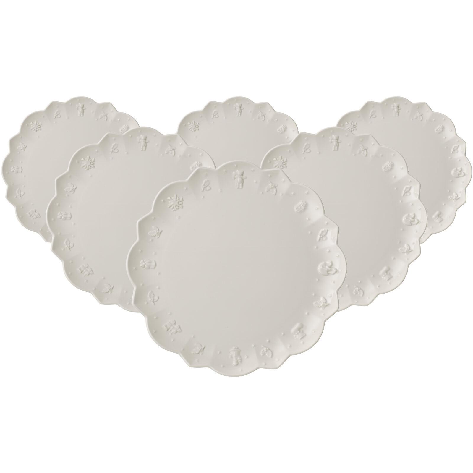 SPEISETELLER Toy's Delight Royal Classic weiß ø 29,5 cm 6er Set - Weiß, Keramik (29.5cm) - Villeroy & Boch
