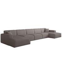 WOHNLANDSCHAFT Celes Premium Xl Scala - Taupe, Holzwerkstoff/Textil (462/73/165cm) - Fun Möbel