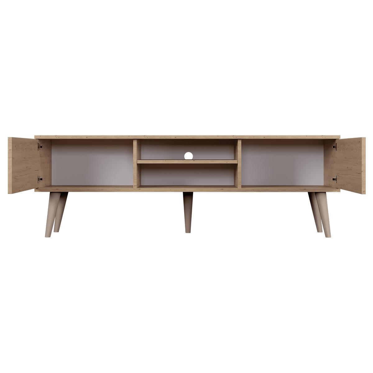 TV-MÖBEL Toronto Holz - Braun, Holzwerkstoff (160/55/35cm) - Petits-meubles