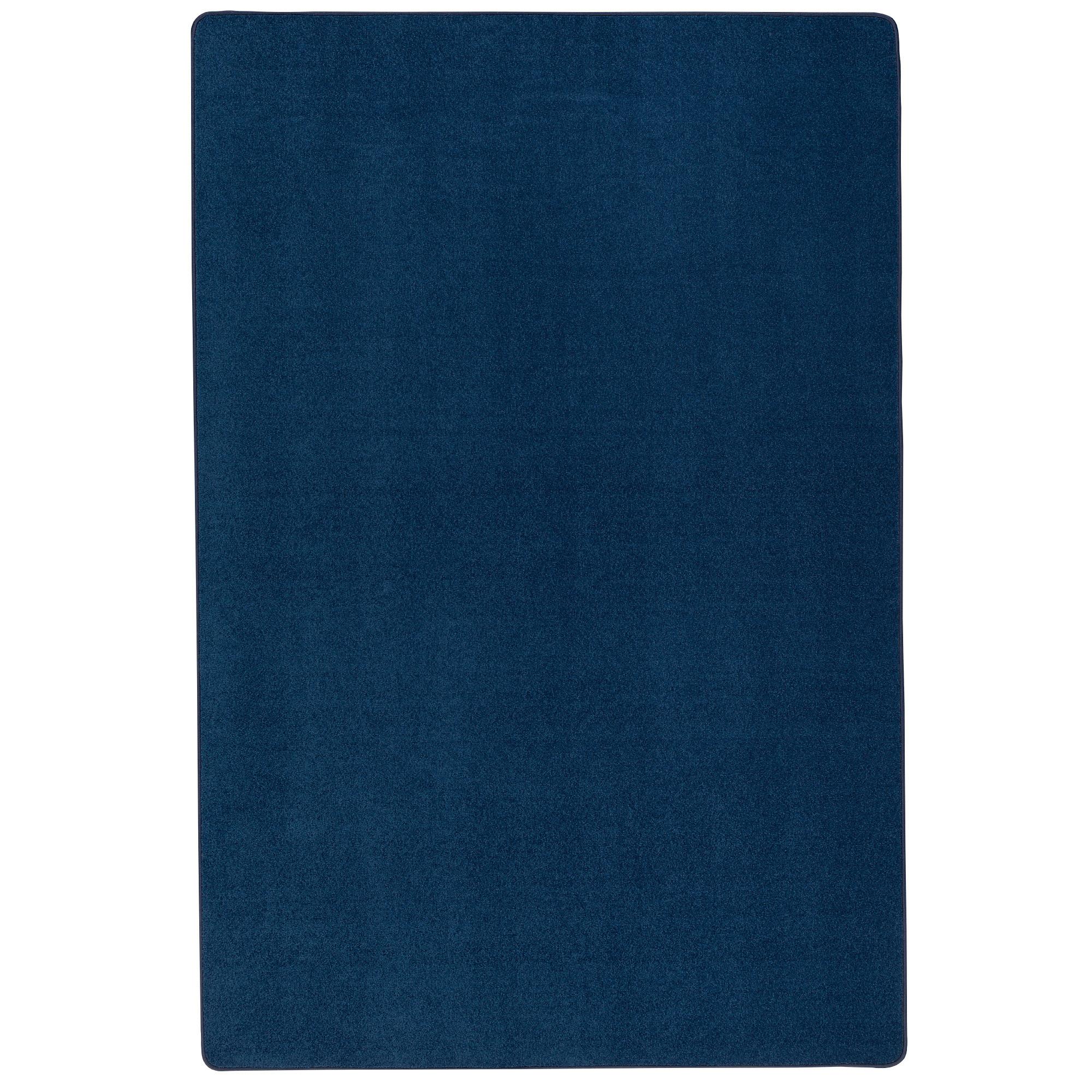 TREND VELOURS TEPPICH JOY - Dunkelblau, Textil (160/160cm) - Snapstyle