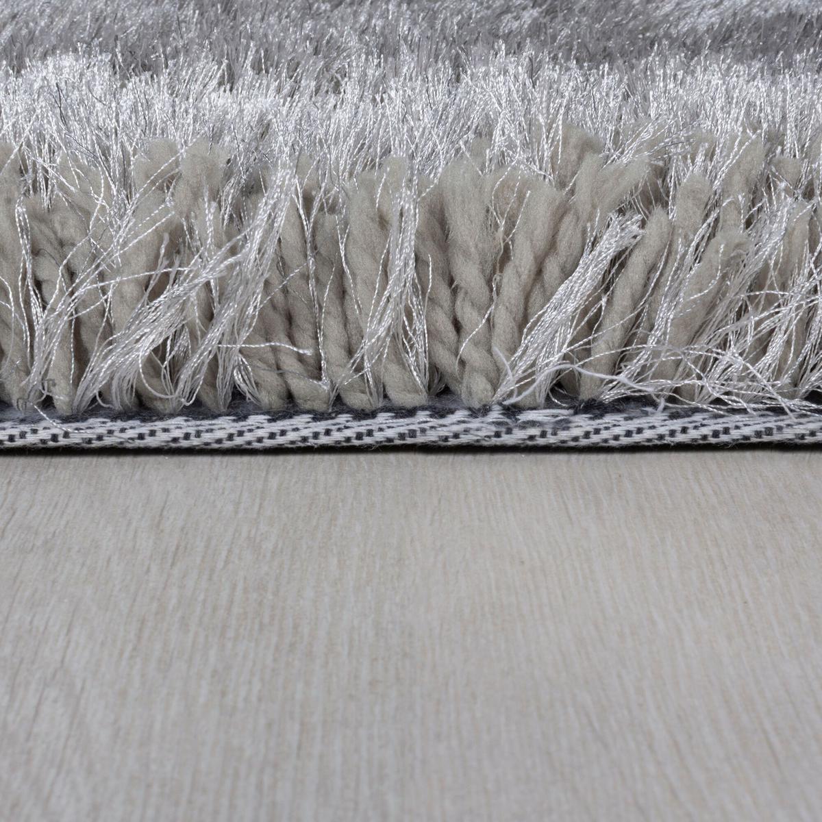TEPPICH ORWELL, einfarbig, Silber, 120 x 170 cm - Silberfarben, Textil (170/120cm) - KADIMA DESIGN