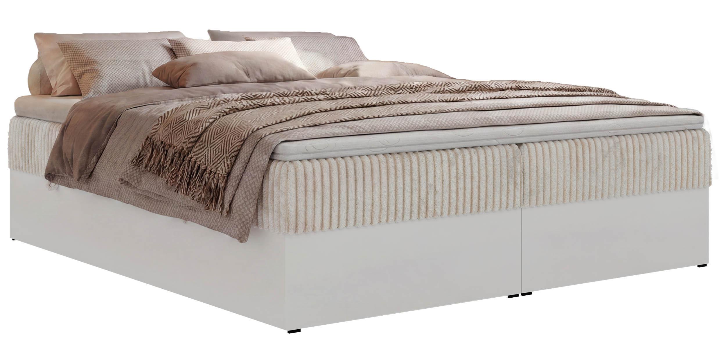 BOXBETT TRAVIT ZERO 200/200 - Beige Cord - Topper T25 - H3 - Beige/Schwarz, Kunststoff/Textil (200/200cm) - MKS
