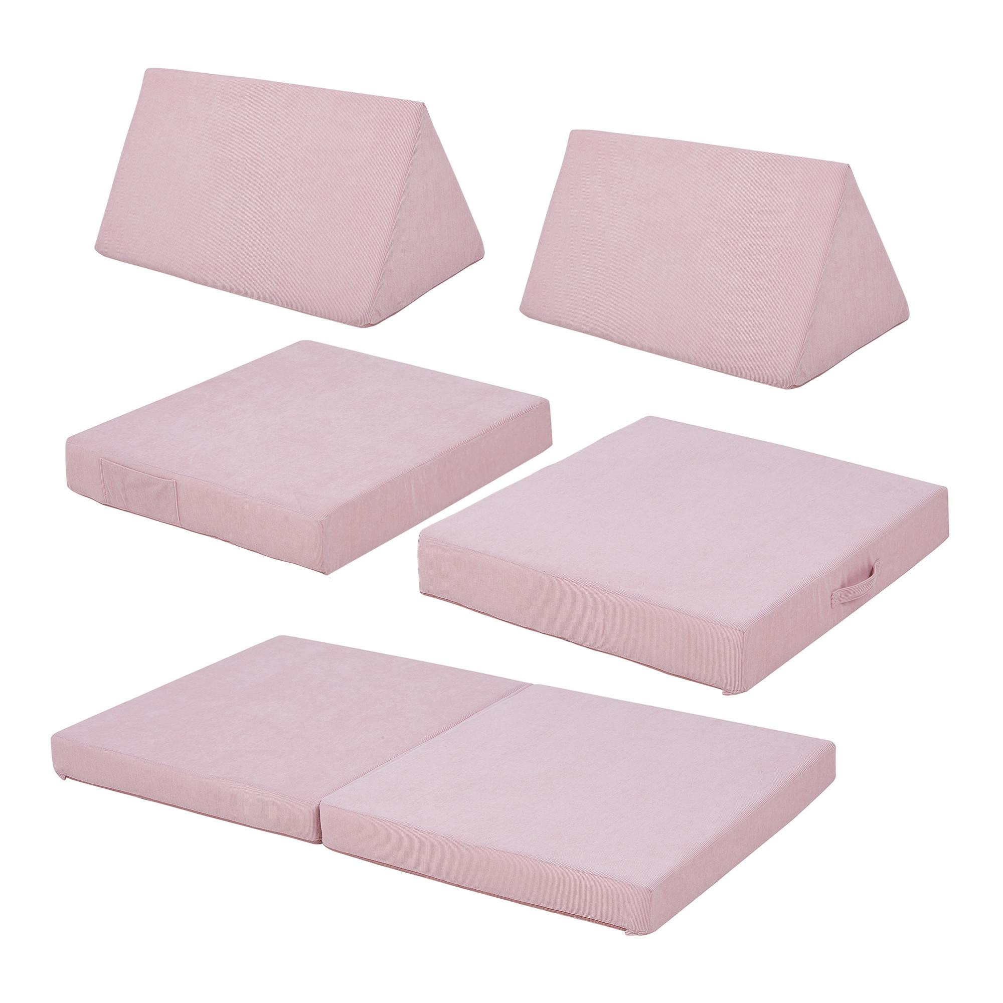 SPIELSOFA Norhulta - Pink, Textil (120/46/66cm) - [en.casa]