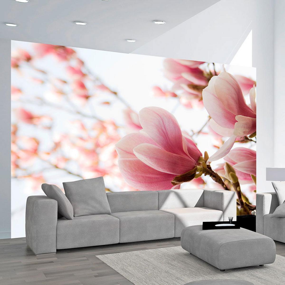 VLIESTAPETE 400/309 cm - Pink/Weiß, Textil (400/1cm) - KUNSTLOFT