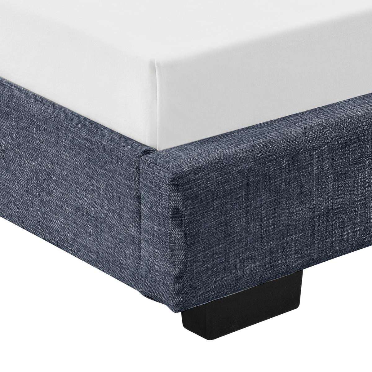 POLSTERBETT Masari - Dunkelgrau, Textil (90/200cm) - Corium