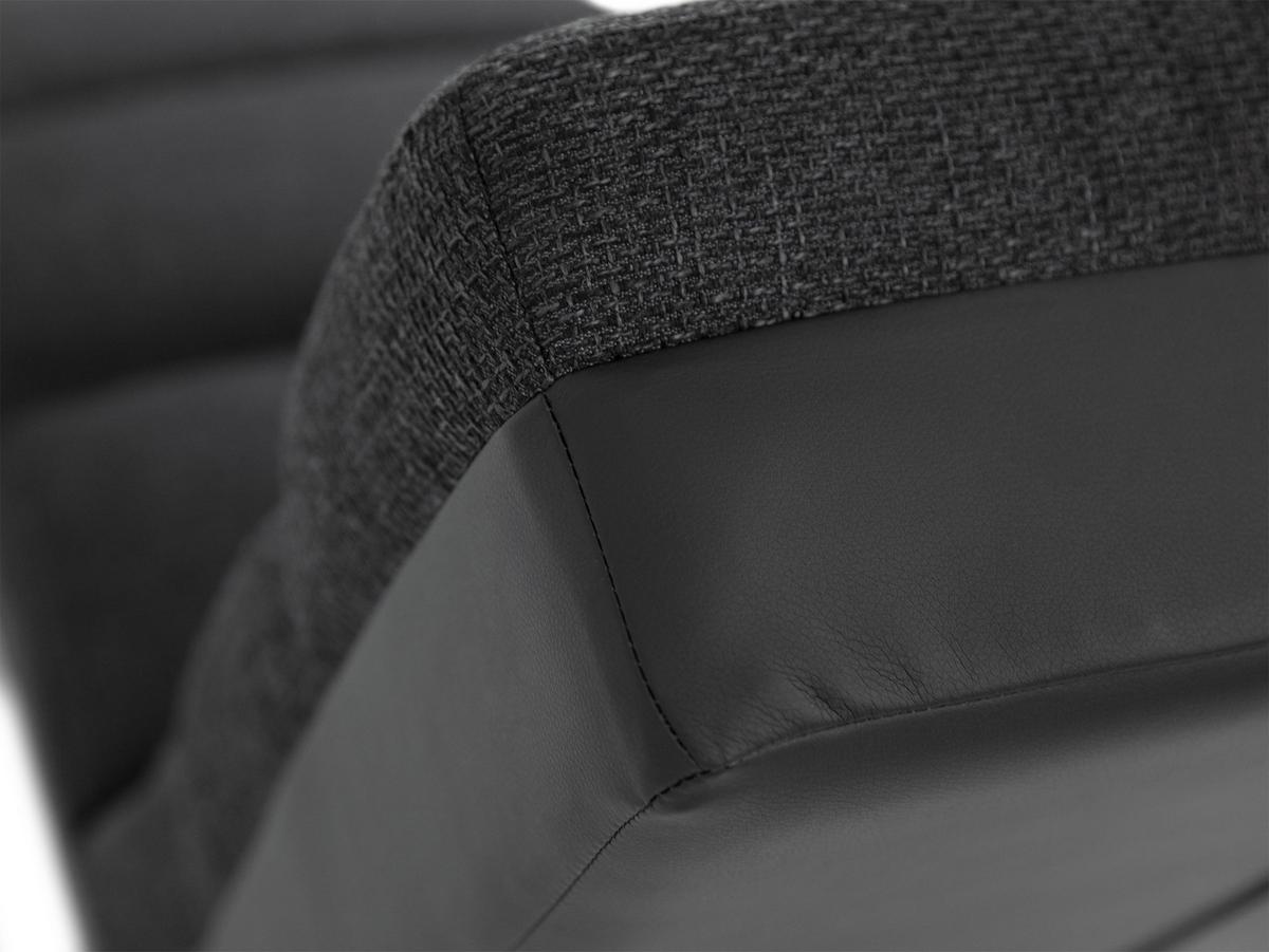RELAXLIEGE Holiday - Chromfarben/Hellgrau, Holz/Textil (62/84/180cm) - MIRJAN24