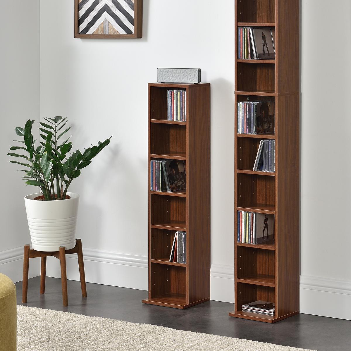 CD-REGAL Tynset - Walnussfarben, Holzwerkstoff (20/90/20cm) - [en.casa]
