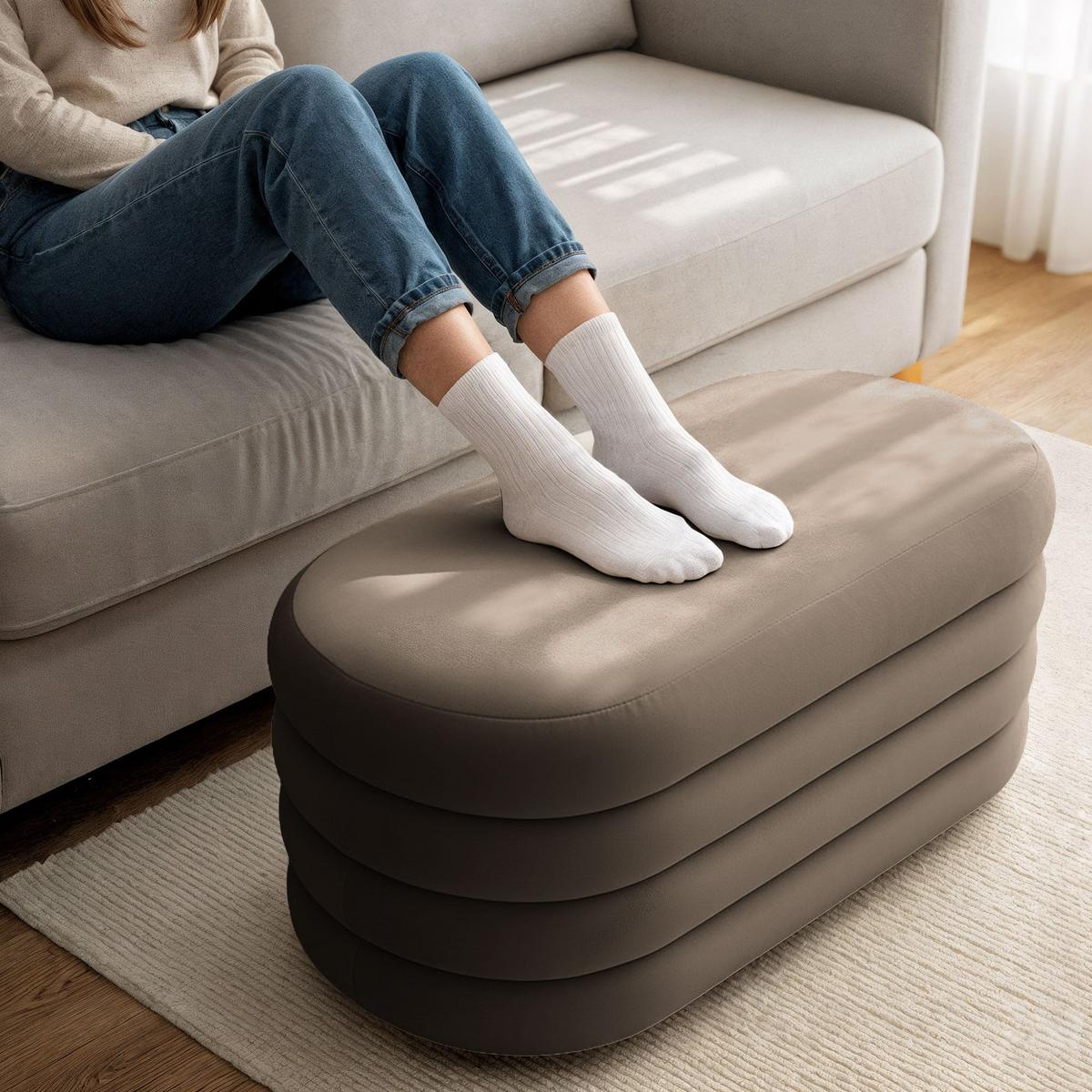 POLSTERBANK mi Stauraum Braun - Braun, Textil (100/42/42cm) - RAUMHIRSCH FURNITURE