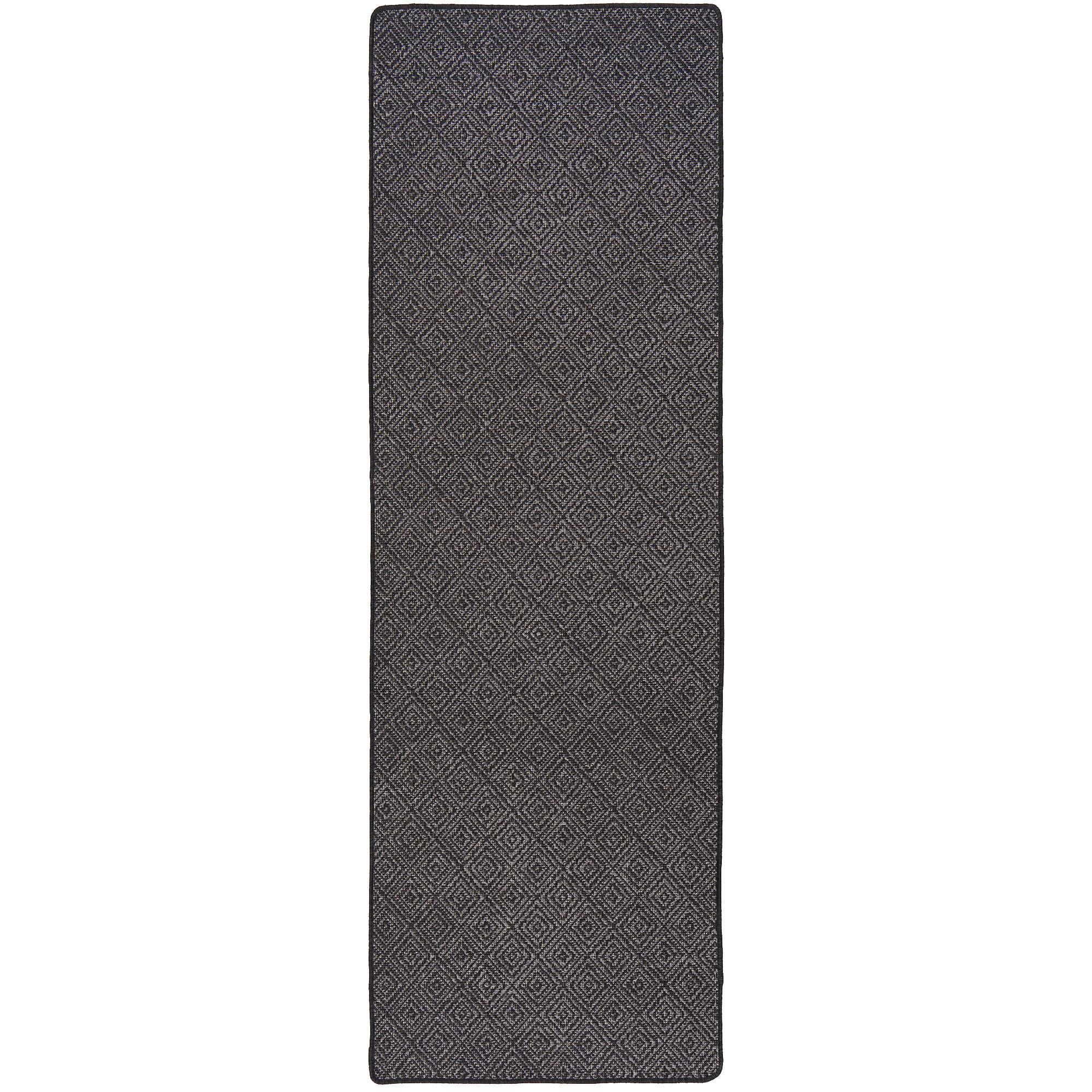 IN- UND OUTDOOR TEPPICH LÄUFER BEIDSEITIG NEWPORT - Anthrazit, Textil (80/160cm) - Snapstyle