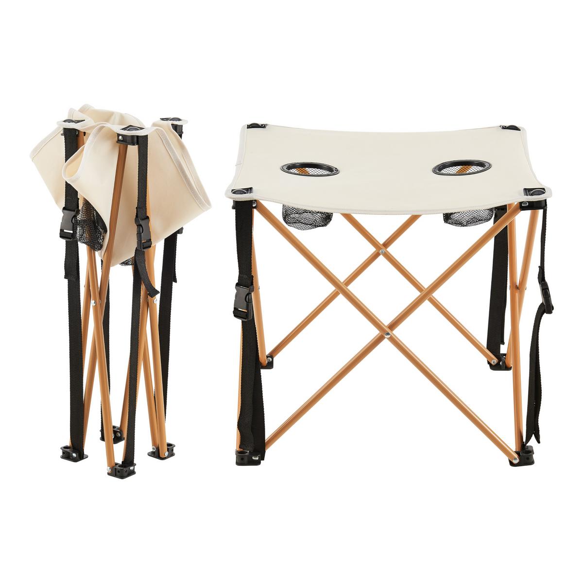 GARTENMÖBEL-SET 3 TLG. Banzi - Beige, Textil/Metall - casa.pro