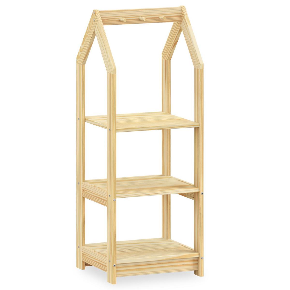 KINDERREGAL SALLY - Naturfarben, Holz (44/118/42cm) - IDIMEX