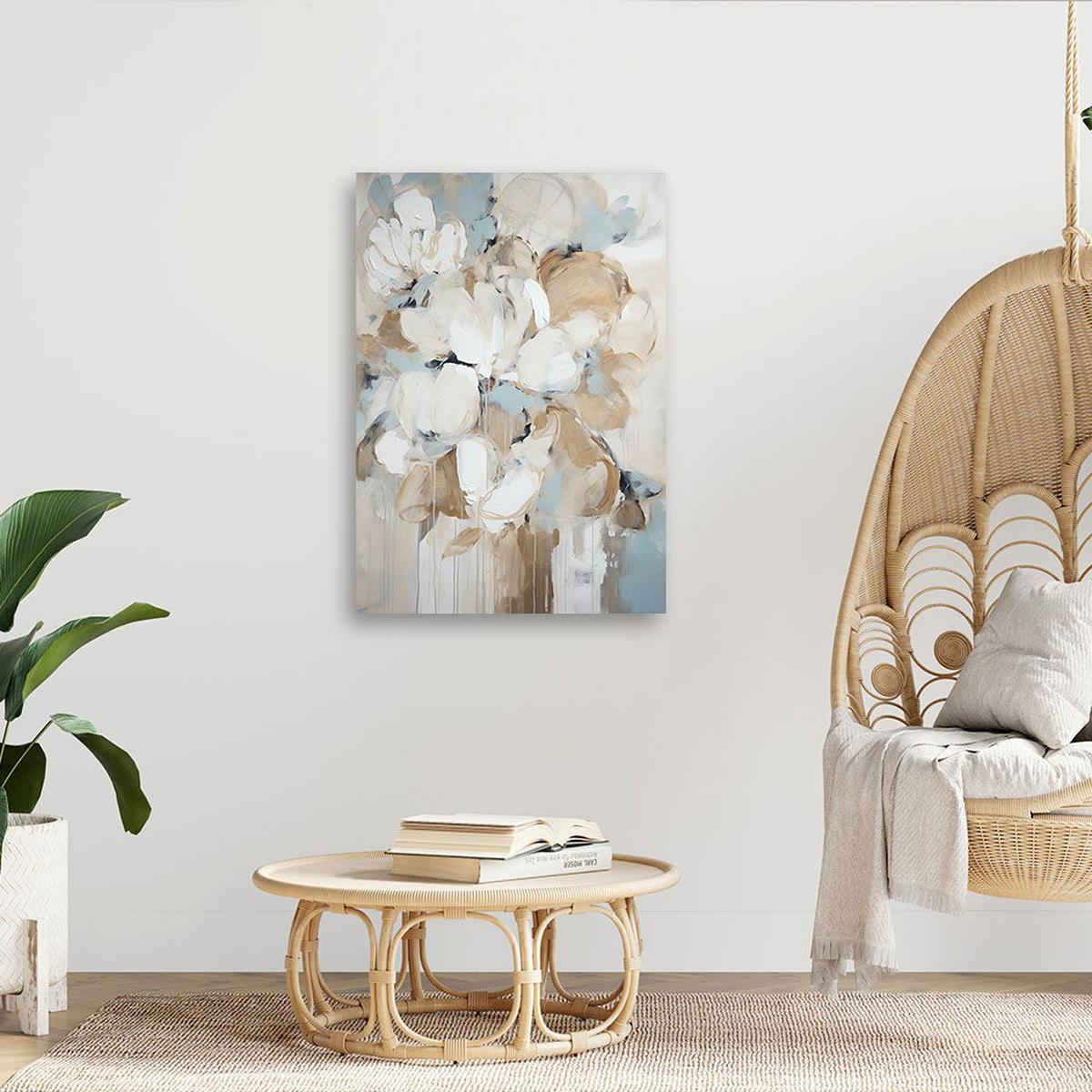 KUNSTDRUCK Beige 60/90 cm - Beige, Textil (60/90cm) - KUNSTLOFT
