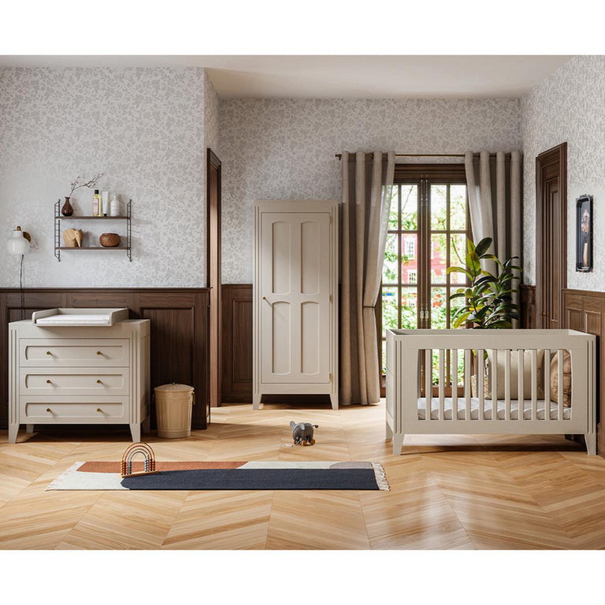 KINDERKOMMODE Milenne Beige - Beige, Holz (100/92/55cm) - Petits-meubles