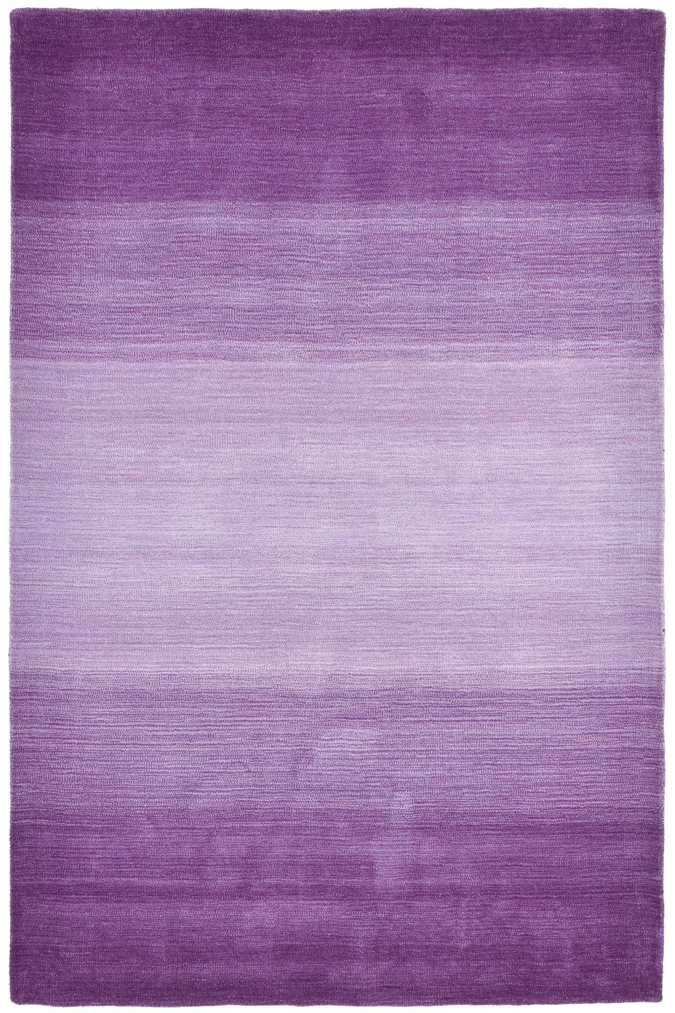 TUFTTEPPICH Wool Comfort 60x90 cm - Violett, Textil (60/90cm) - THEKO