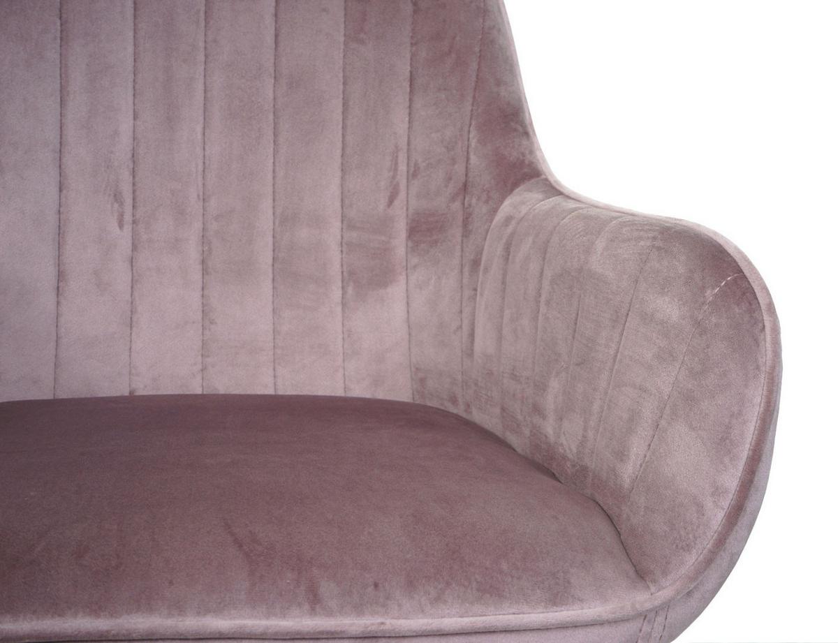 BÜROSTUHL MIT ARMLEHNE Altrosa - Altrosa, Textil (58/87/58cm) - MCW