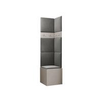 GARDEROBEN-SET Orion XXI - Kaschmir/Grau, Holzwerkstoff/Kunststoff (42/186/46cm) - MIRJAN24