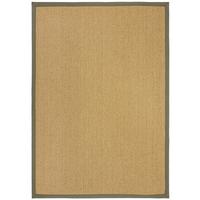 OUTDOORTEPPICH Waschbar KEER, mit Bordüre, Natur-Grün, 200 x 290 cm - Beige, Textil (200/290cm) - KADIMA DESIGN