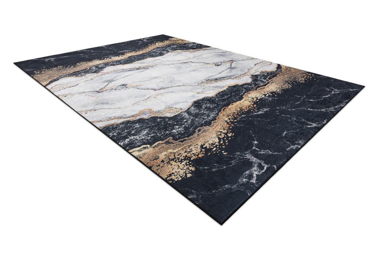 TEPPICH Andre 120/170 cm - Schwarz, Textil (120/170cm) - rugsX