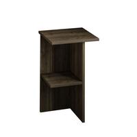 NACHTTISCH quadratisch mit ablage 36/36/60 cm - Naturfarben, Holzwerkstoff (36/60/37cm) - Calicosy