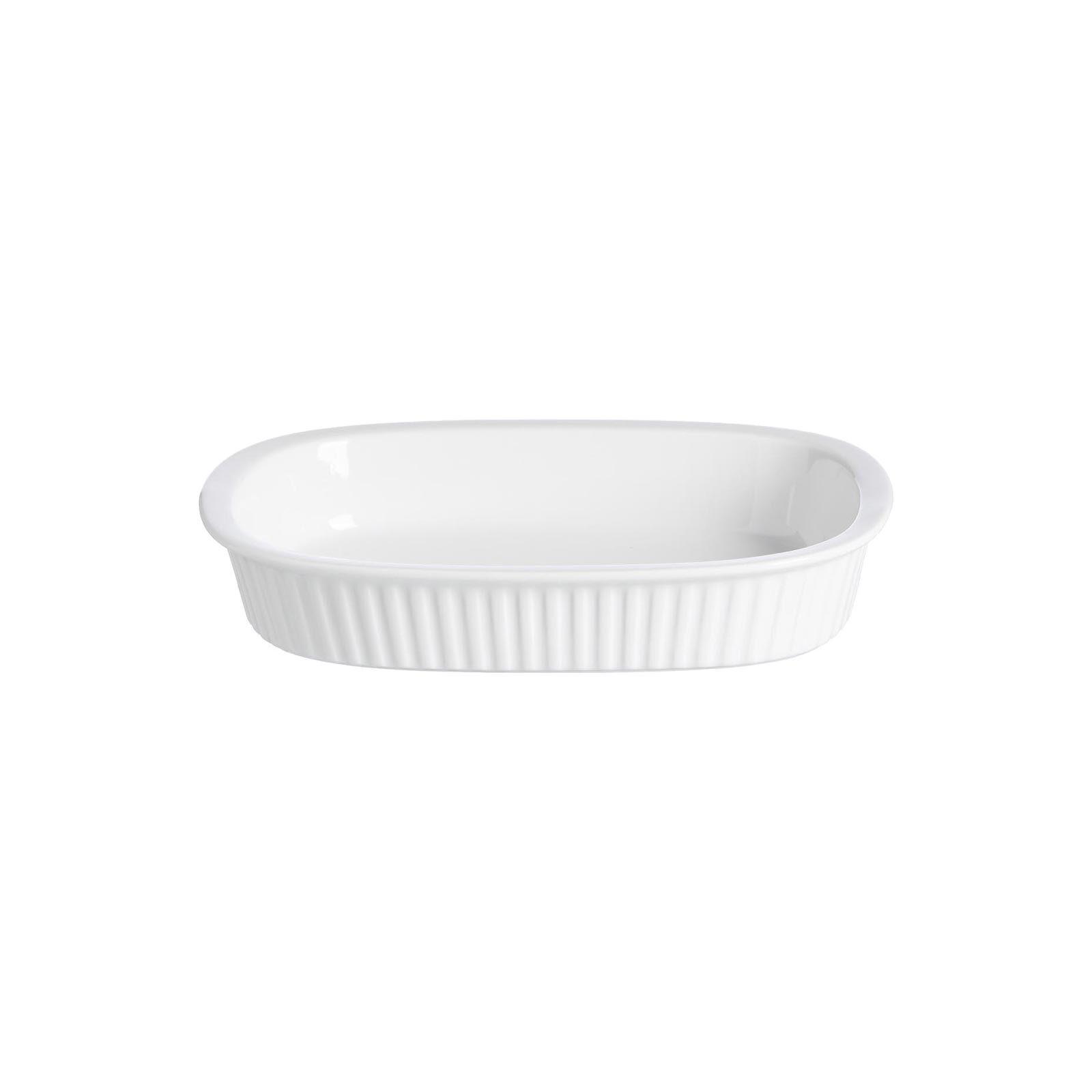 AUFLAUFFORM Bianco weiß 22 x 16 cm - Weiß, Keramik (22/16/4cm) - Ritzenhoff Breker