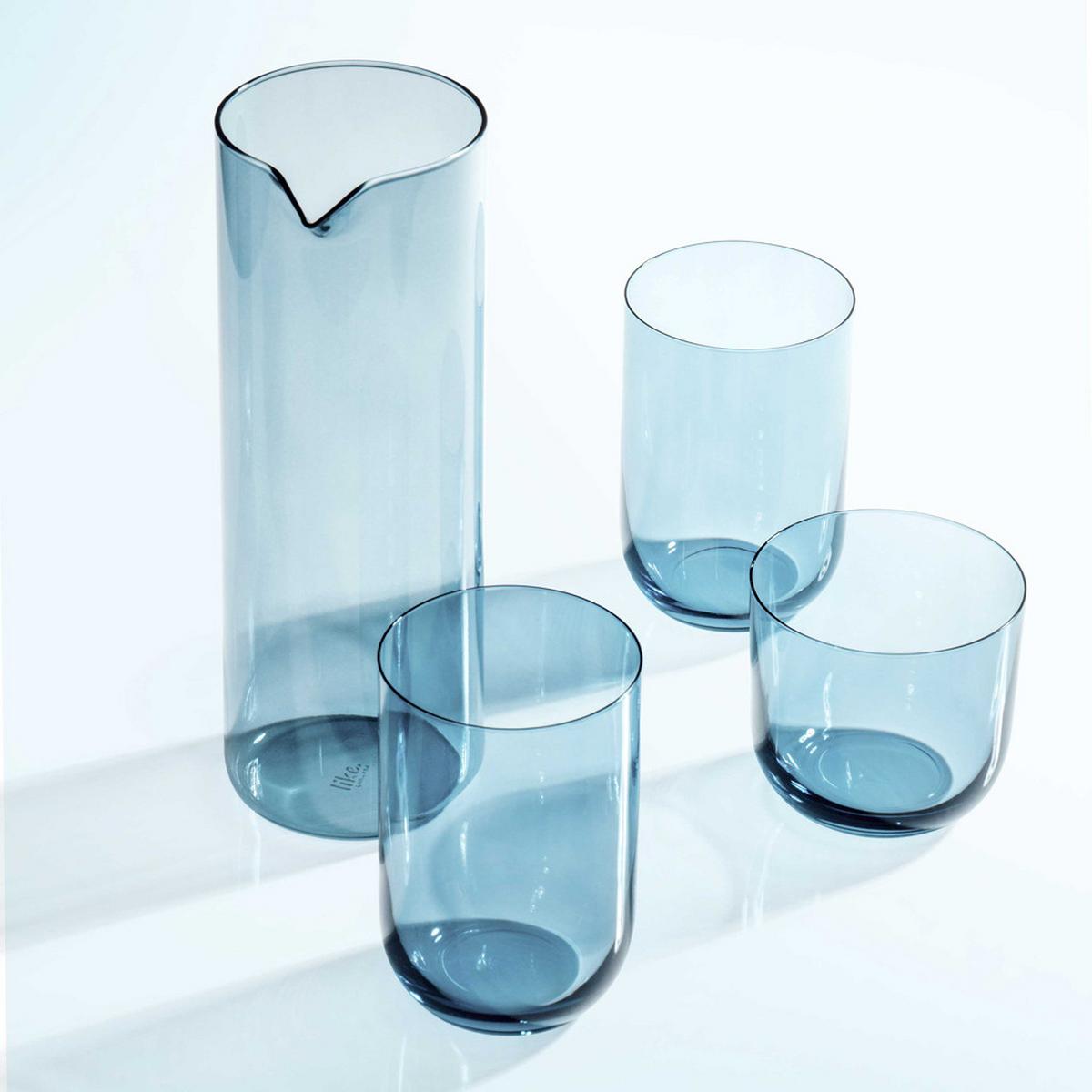 WASSERKARAFFE / SAFTKRUG Like Glass Ice 1 Liter - Blau, Glas (1L) - like.Villeroy & Boch