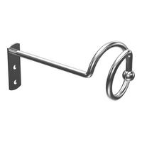 DRAPIERHAKEN für Gardinen / Vorhänge, Chrom, Packung 1 Paar - Chromfarben, Metall (13.8/5.8/5.8cm) - INTERDECO