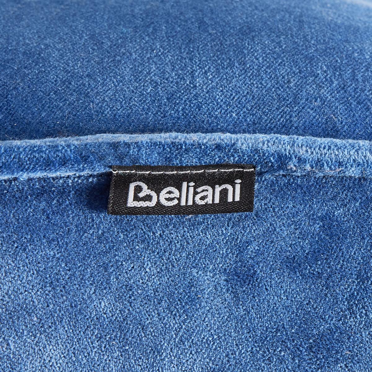 POUF Marineblau Yulle - Blau, Textil (60/25/60cm) - Beliani