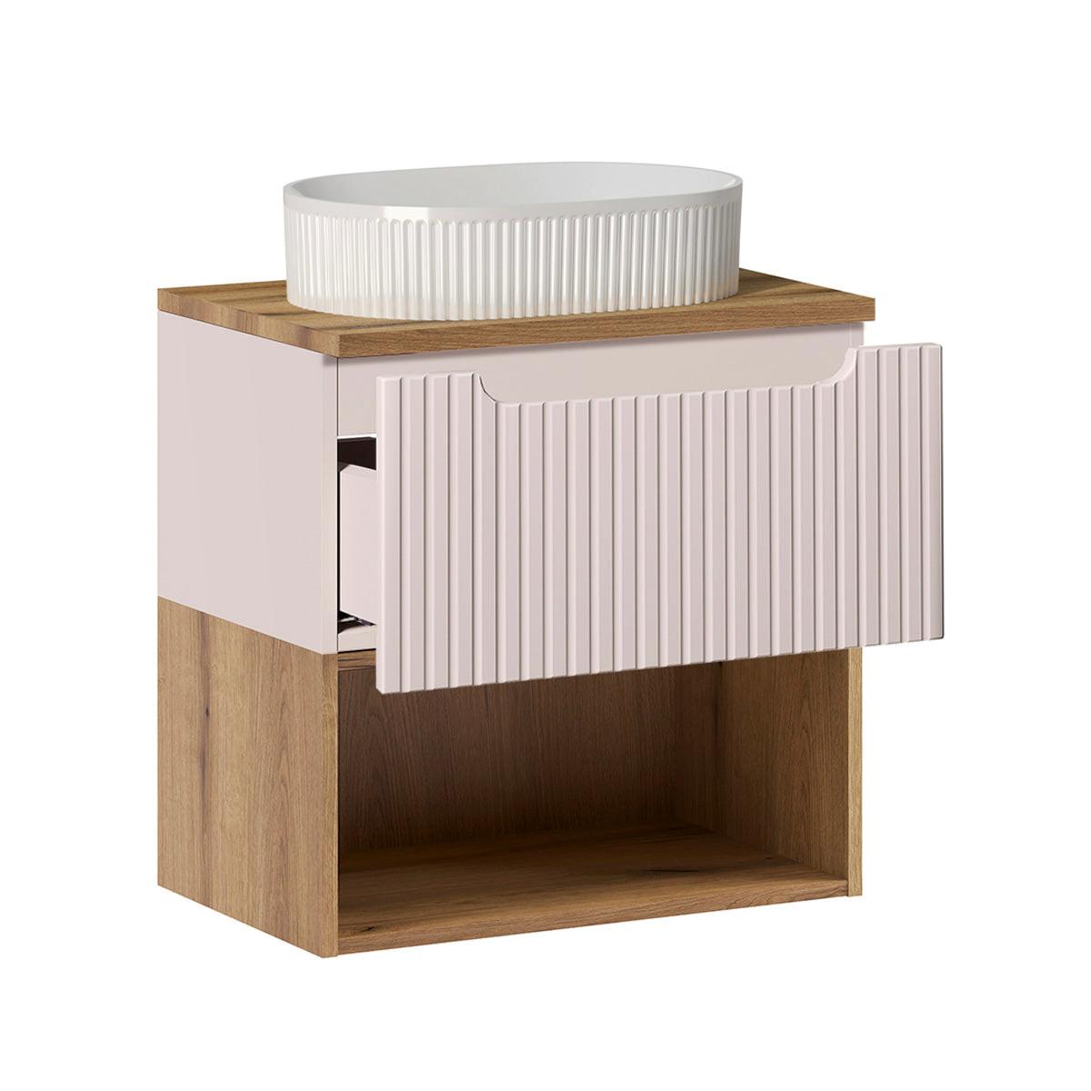 WASCHTISCH 60.4cm Riva Kaschmir - Beige, Holzwerkstoff (60.4/60/40cm) - Petits-meubles