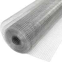 MASCHENDRAHTZAUN feuerverzinkt Quadratisch, 1/25 m, Silbern - Grau, Metall (0.08/100cm) - Niederberg Metall