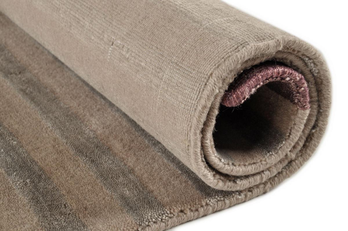 HANDWEBTEPPICH Miami 90x160 cm - Beige, Textil (90/160cm) - THEKO