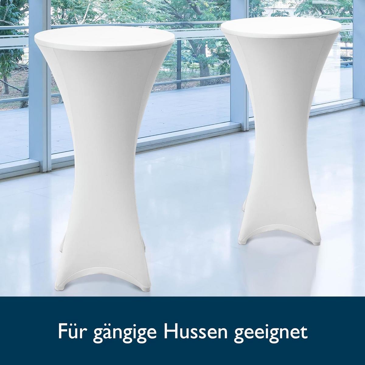 STEHTISCH Bellini Ø60xH110cm Schwarz (3tlg) - Schwarz, Holz/Metall (60/60/110cm) - Beautissu 