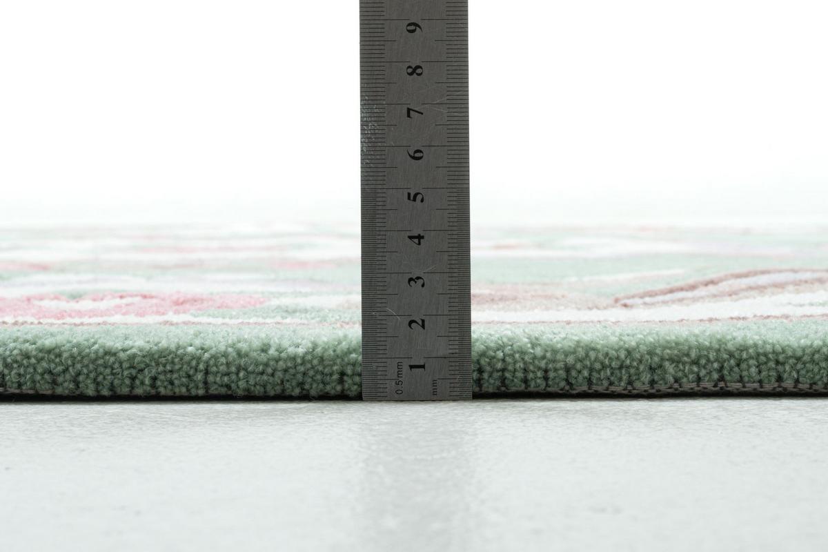 HANDTUFTTEPPICH Ming 70x140 cm - Grün, Textil (70/140cm) - THEKO