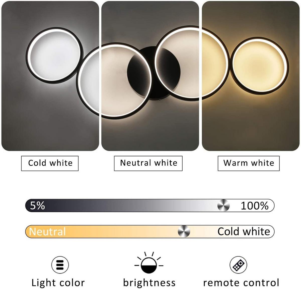 LED-DECKENLEUCHTE Hades 69/28/7cm - Weiß, Metall (69/28/7cm) - ZMH