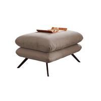 HOCKERBANK CHARME Taupe Cord - Taupe, Textil (90/45/60cm) - KAWOLA