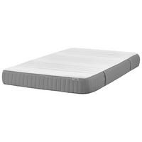 MEMORY-SCHAUMMATRATZE H2/3 Mittel 120/200 cm Whisper - Grau, Textil (120/200cm) - Beliani