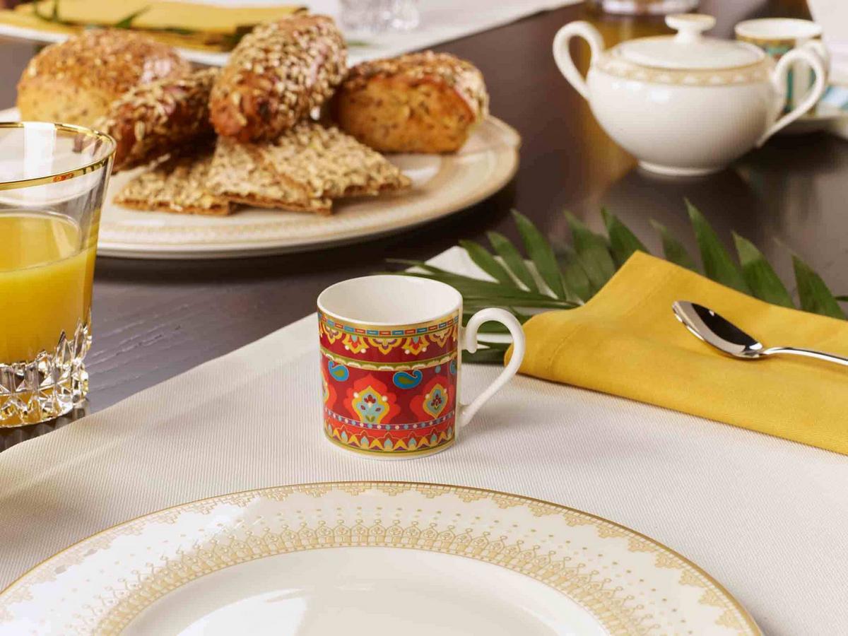 ESPRESSOTASSE Samarkand Rubin bunt 50 ml - Multicolor, Keramik (0.05L) - Villeroy & Boch