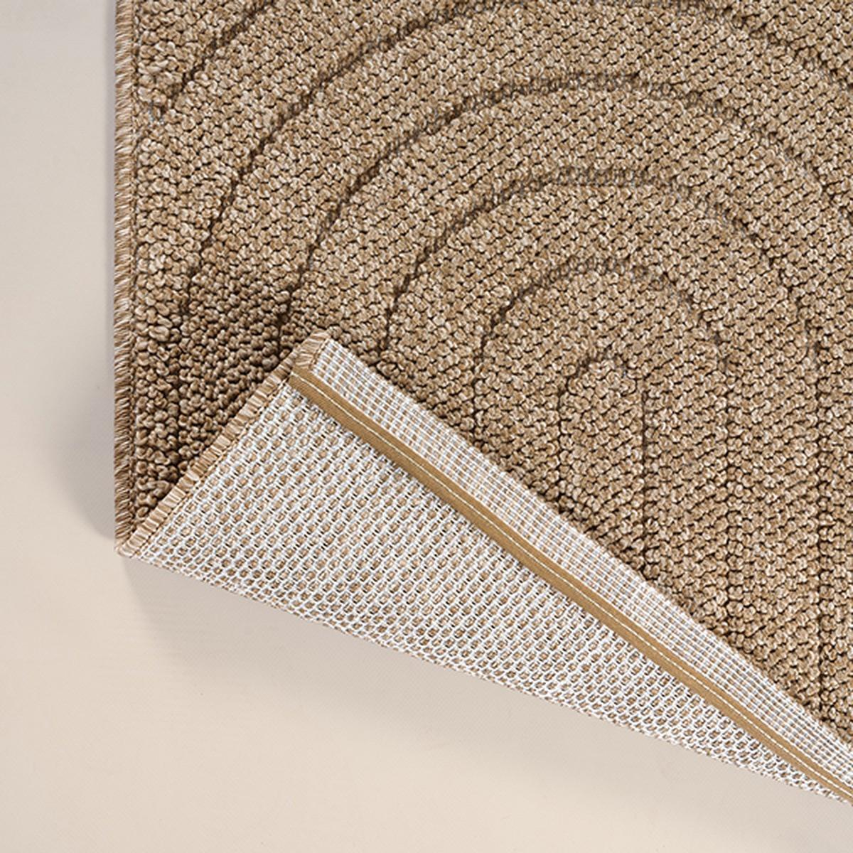 TEPPICHLÄUFER Geometrisch TOCE Polypropylen Natur 80 x 150 cm - Beige, Textil (80/150cm) - KADIMA DESIGN