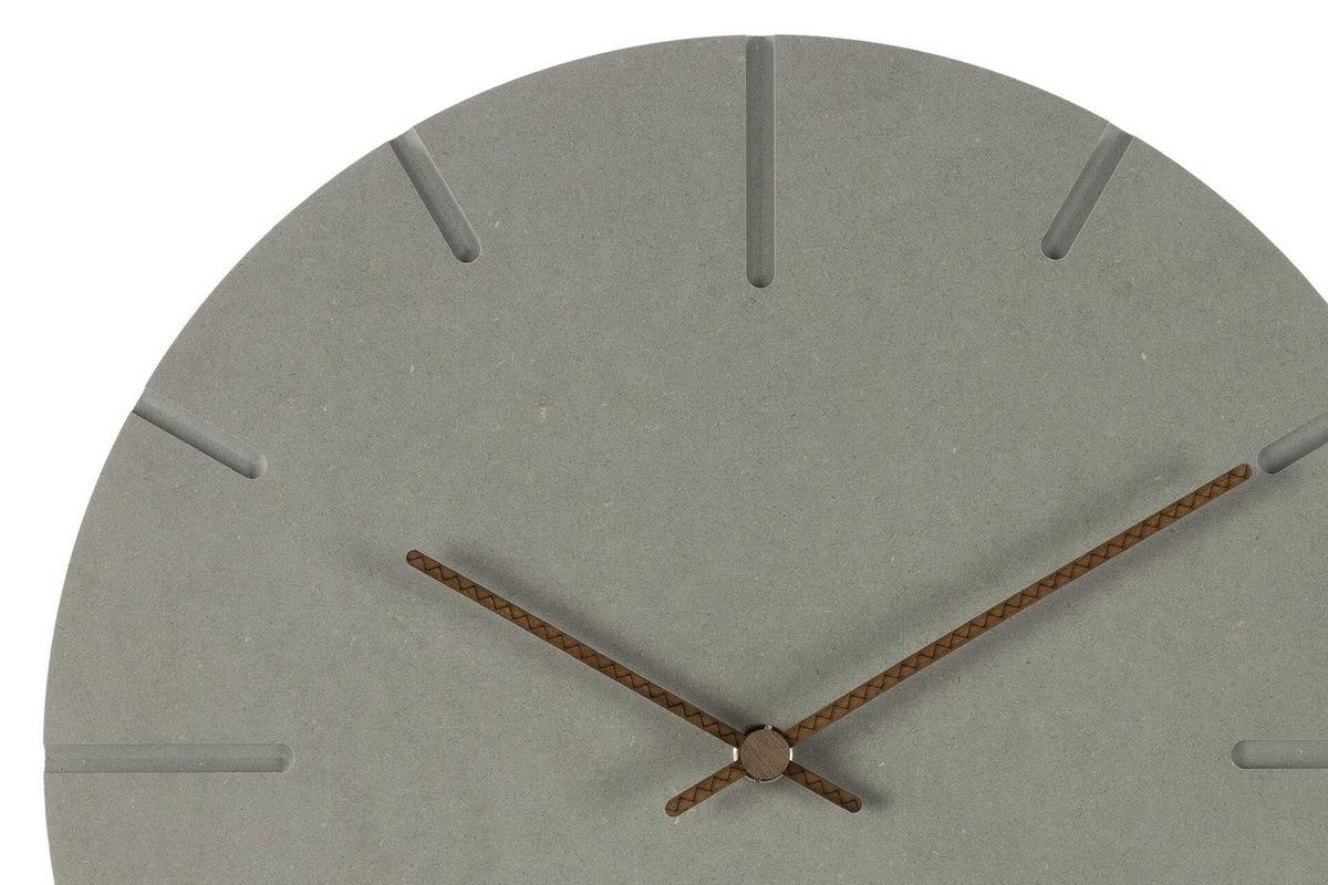 WANDUHR Design Grau 29/29 cm - Braun/Grau, Holzwerkstoff (29/29/0.9cm) - ONZENO
