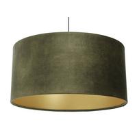 HÄNGELEUCHTE Gold 40/20 cm - Beige/Goldfarben, Kunststoff (40/0.4/20cm) - ONZENO