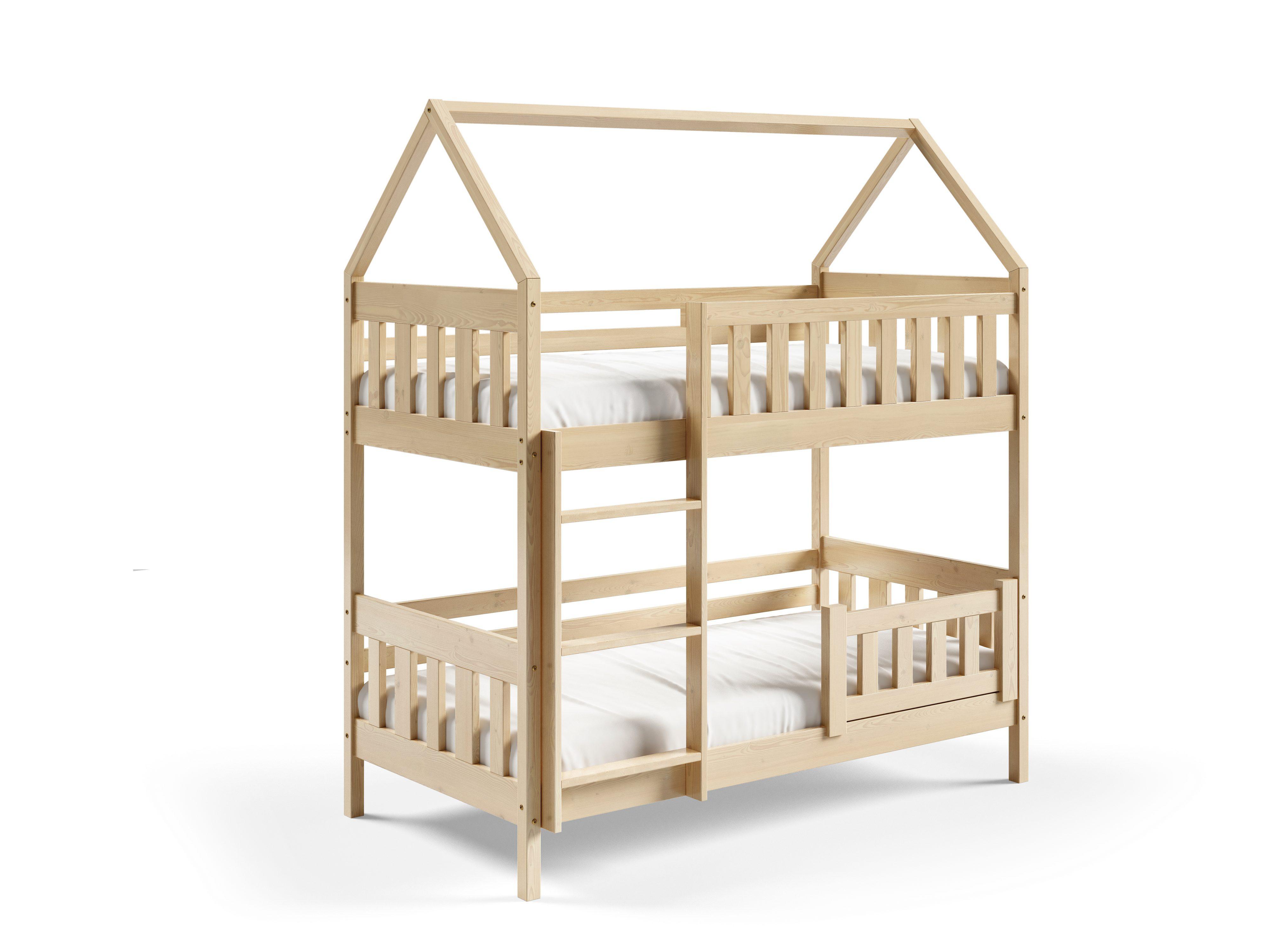 ETAGENBETT ELENA 80x190 cm Kieferfarben - Kieferfarben, Holz (80/190cm) - MASSENO