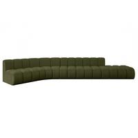 ECKSOFA modulares Sofa Brilo-L2 - 471x174x70 cm Grün - Grün, Holzwerkstoff/Textil (471/174cm) - ALTDECOR